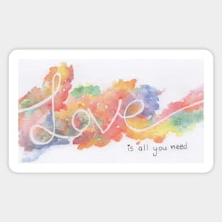 love is all you need Sticker